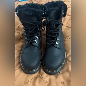 Women’s fur lined Dr. Martens
